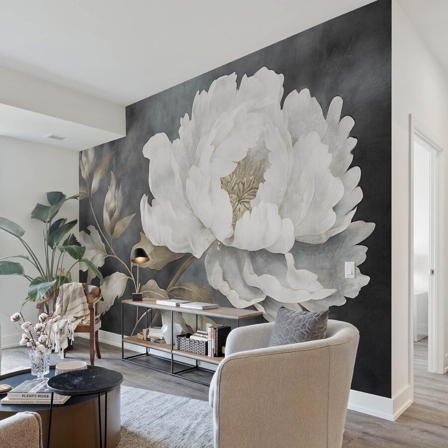Elegante belleza floral en tonos suaves