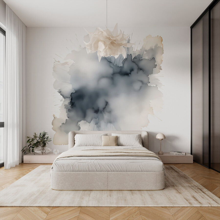 Nube blanca y negra