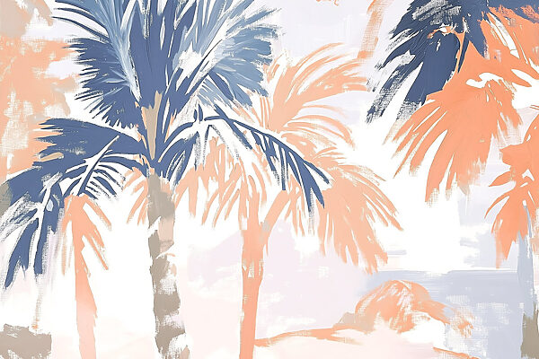 Pintura de palmeras Pintura de palmeras