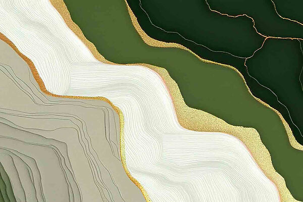Fluid patterns in earthy tones