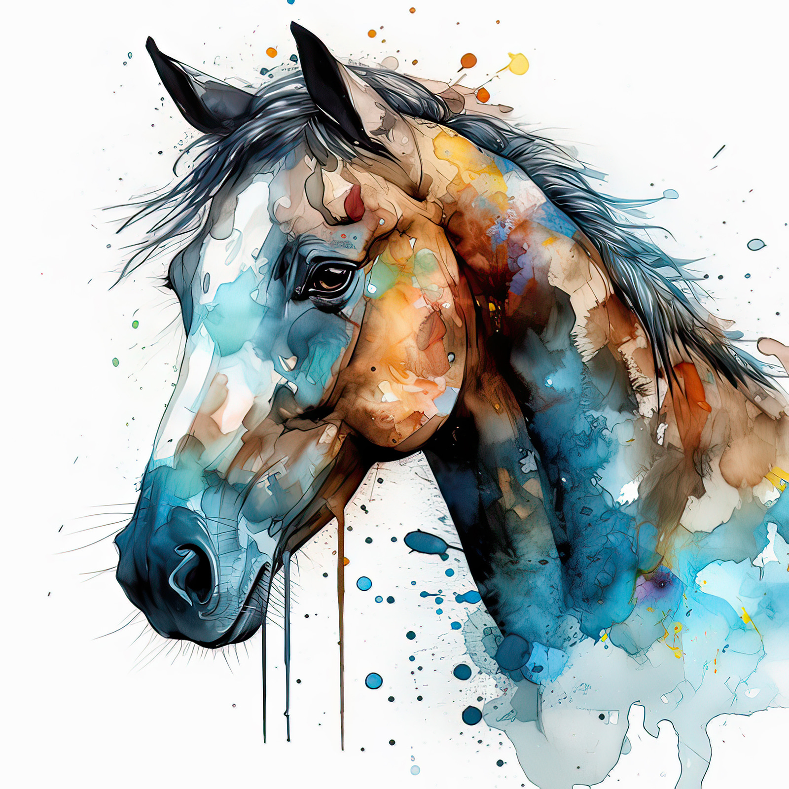 Painting of a horse Painting of a horse