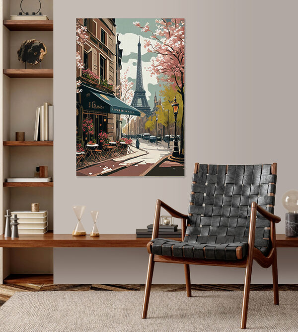 Cuadros Cuadro de una calle con una torre al fondo (SKU: s33523) Cuadros Cuadros Cuadro de una calle con una torre al fondo (SKU: s33523)