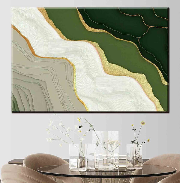 Fluid patterns in earthy tones