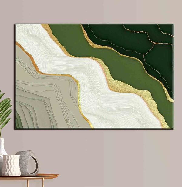 Fluid patterns in earthy tones