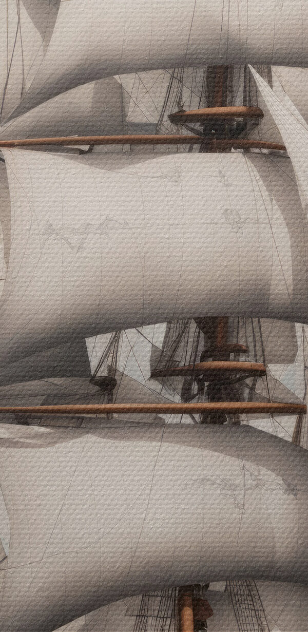 Painting of a ship in the ocean Painting of a ship in the ocean
