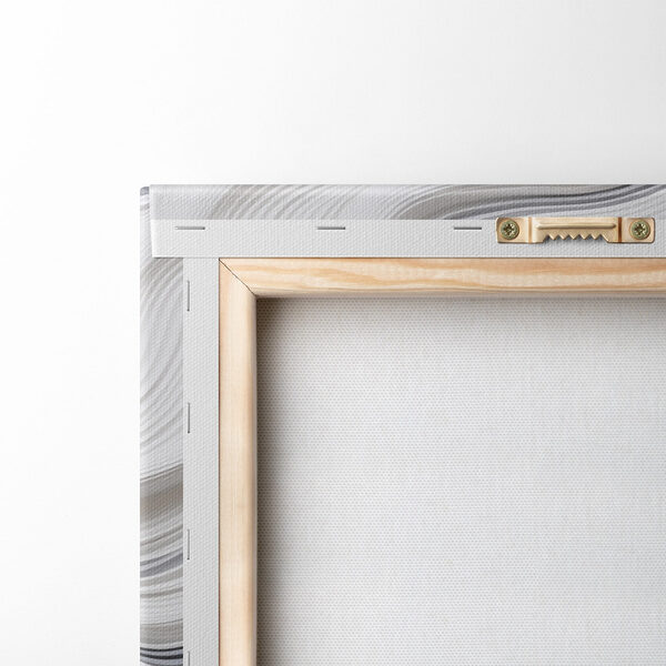 White and black wavy lines