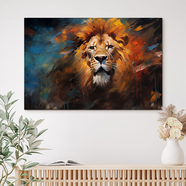Lion with a mane Lion with a mane