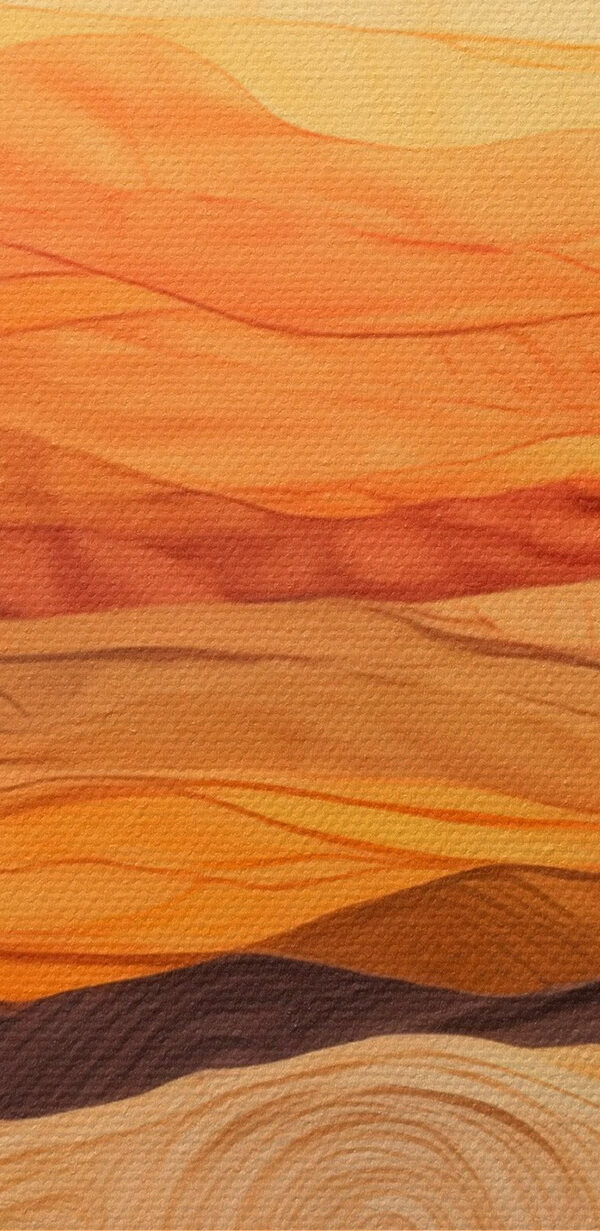 Art piece of fabric with wavy lines Art piece of fabric with wavy lines