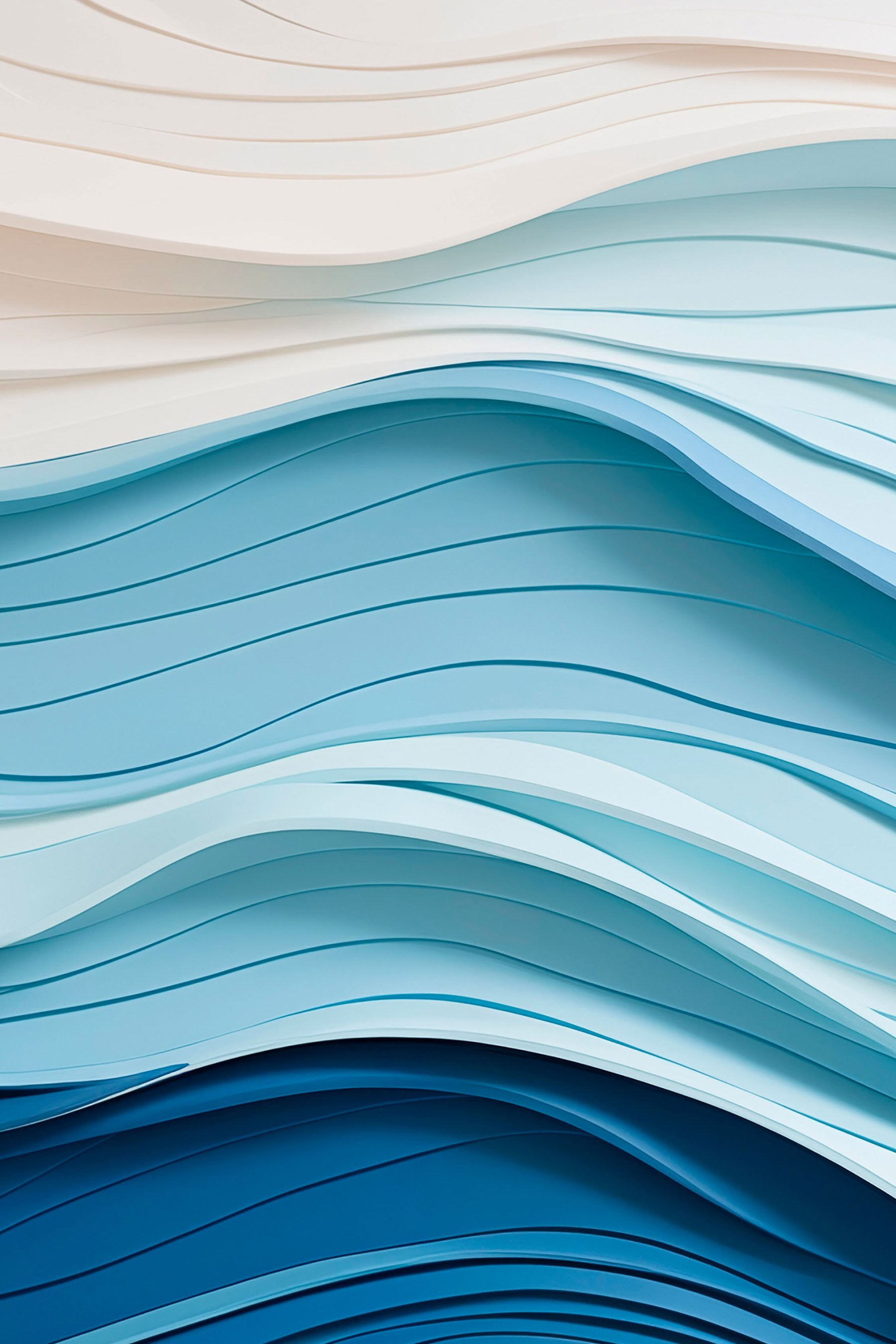 Blue and white wavy lines Blue and white wavy lines