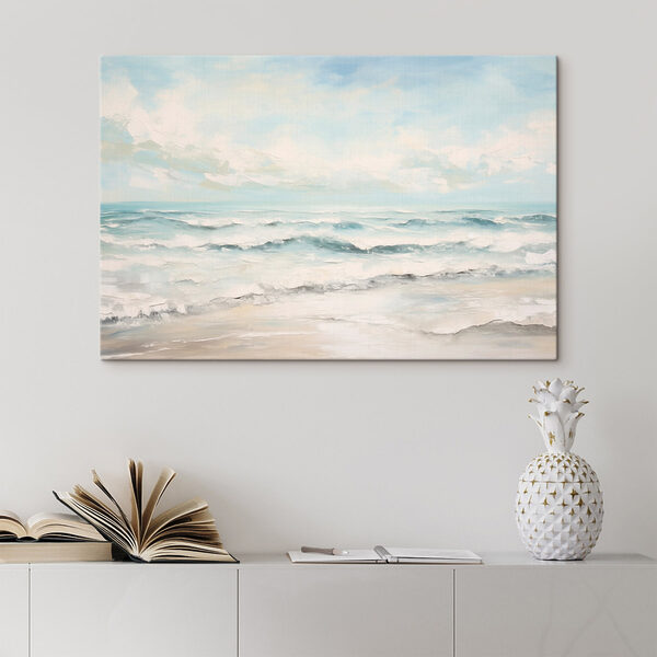 Cuadros Cuadro de olas en una playa (SKU: s43552) Cuadros Cuadros Cuadro de olas en una playa (SKU: s43552)