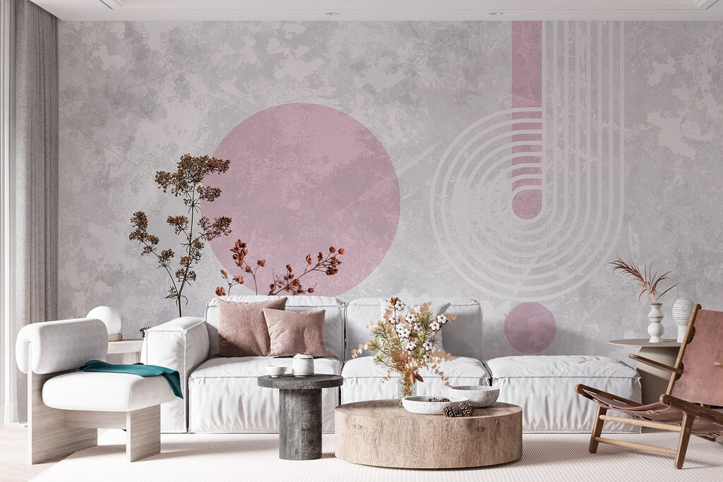 Plant with brown leaves and purple circles