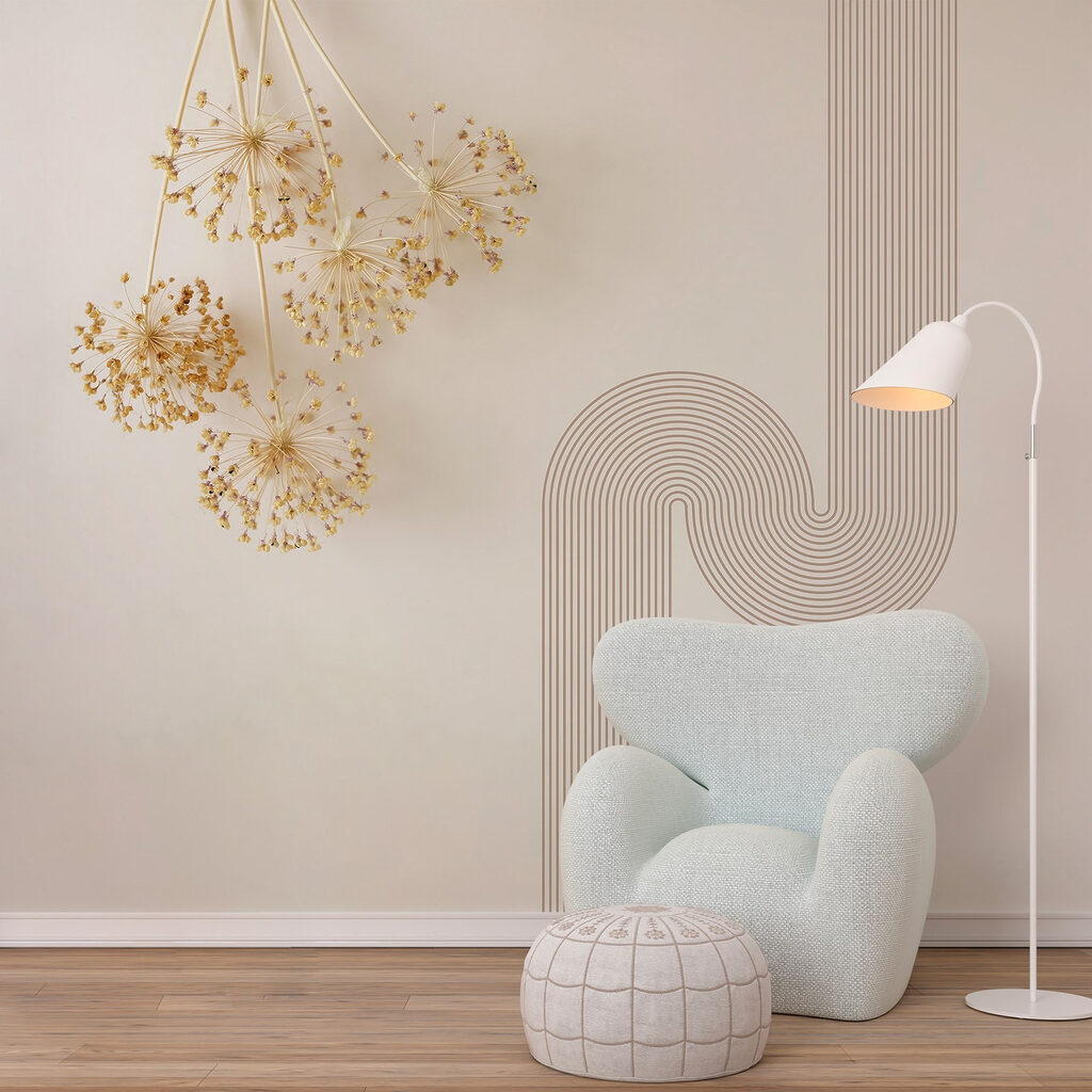 Wall with a bunch of dandelions Wall with a bunch of dandelions