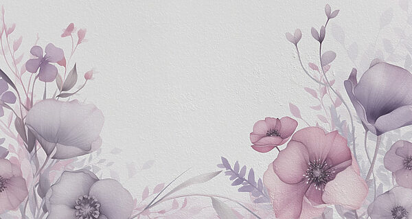 Pintura de flores sobre una superficie blanca Pintura de flores sobre una superficie blanca