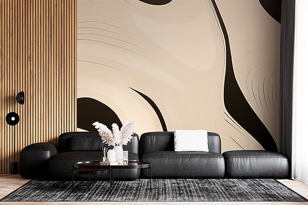 Black and white swirly pattern Black and white swirly pattern