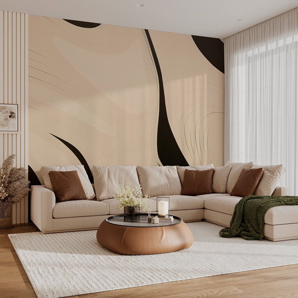 Black and white swirly pattern Black and white swirly pattern