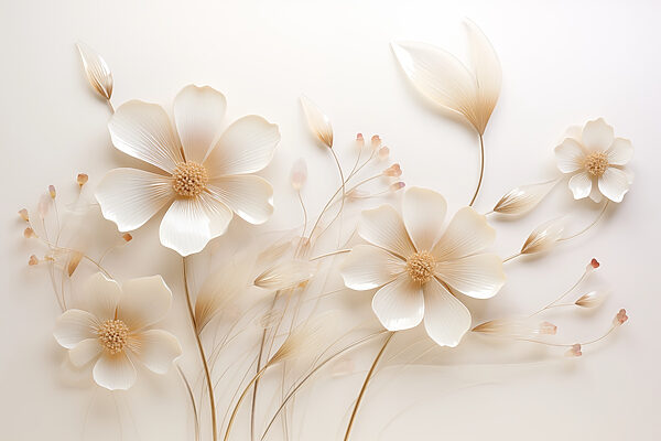 Delicadas flores sobre un fondo suave Delicadas flores sobre un fondo suave