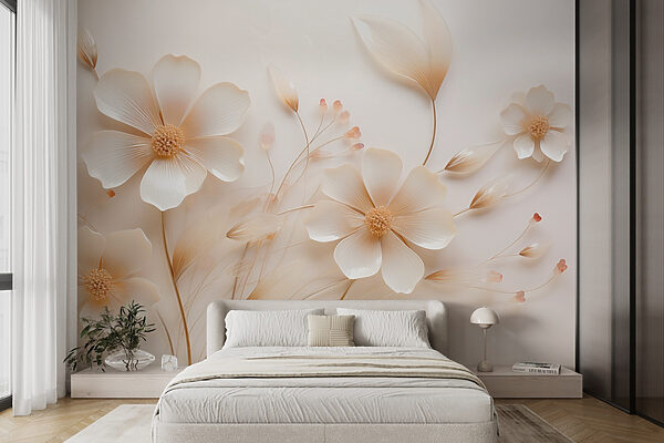 Delicadas flores sobre un fondo suave Delicadas flores sobre un fondo suave