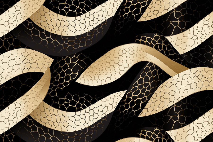 Patrón abstracto con formas fluidas. Patrón abstracto con formas fluidas.