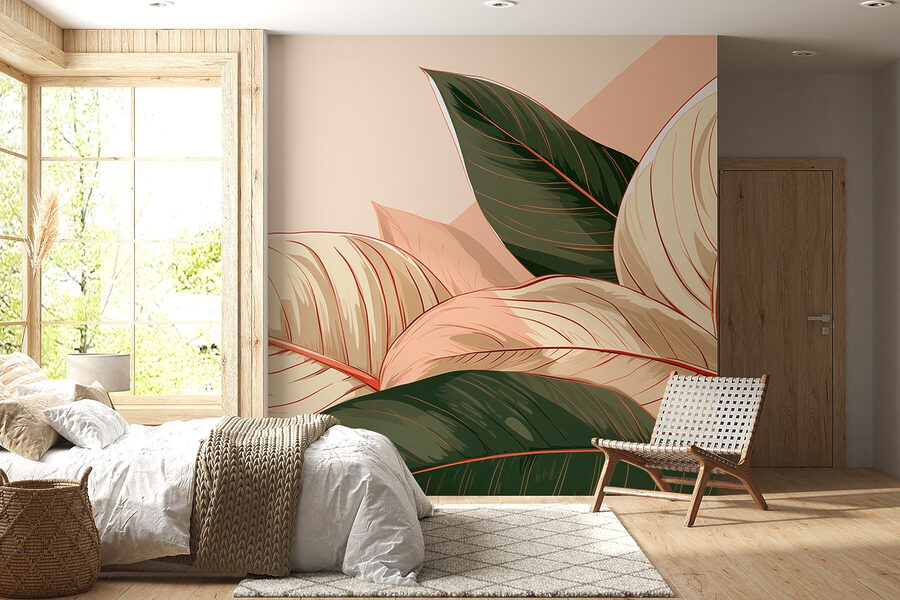 Hermoso follaje en colores suaves Hermoso follaje en colores suaves
