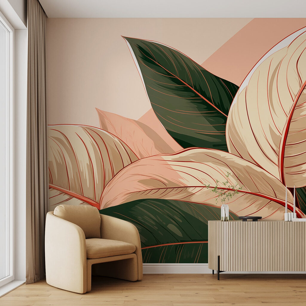 Beautiful foliage in soft colors Beautiful foliage in soft colors