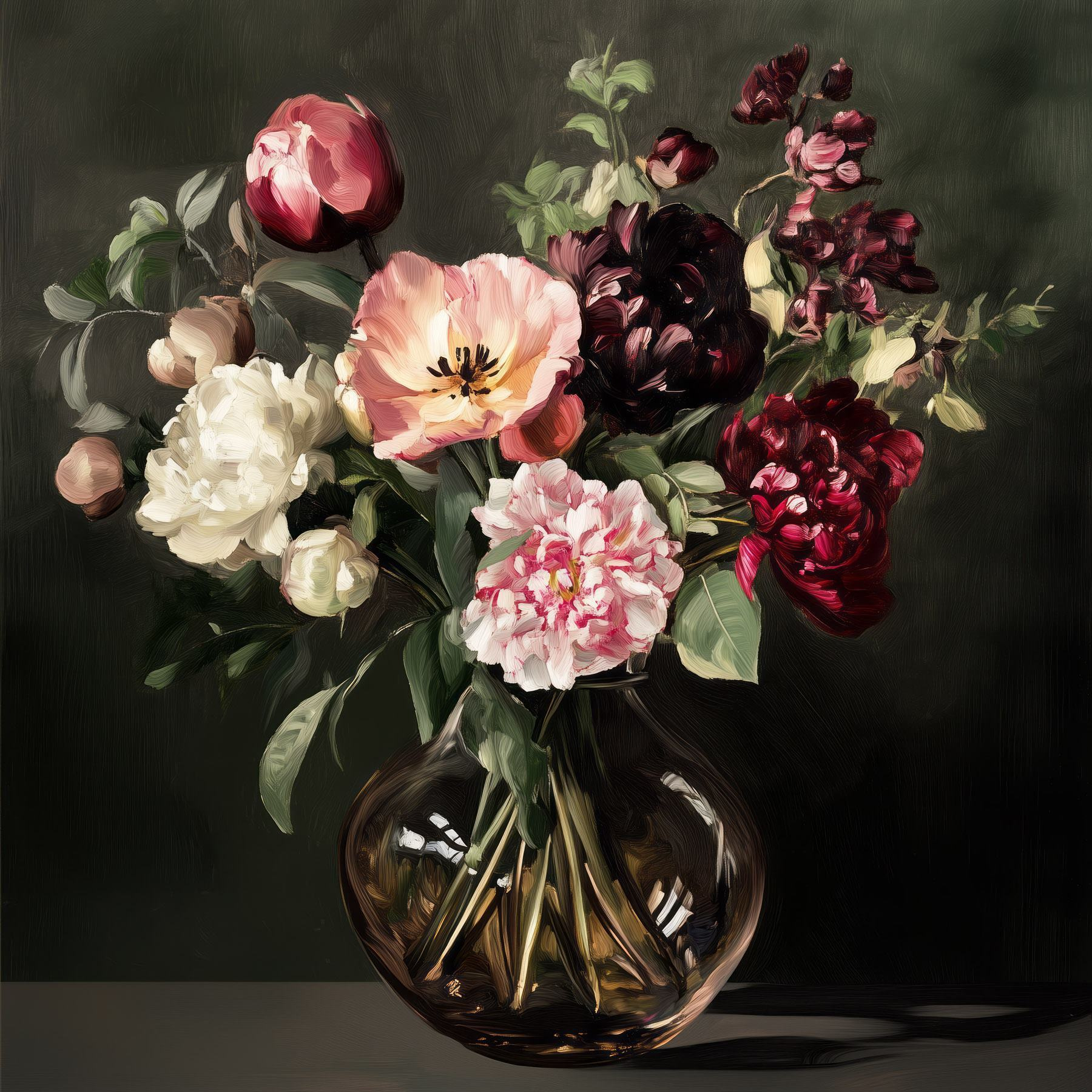 Vase of flowers