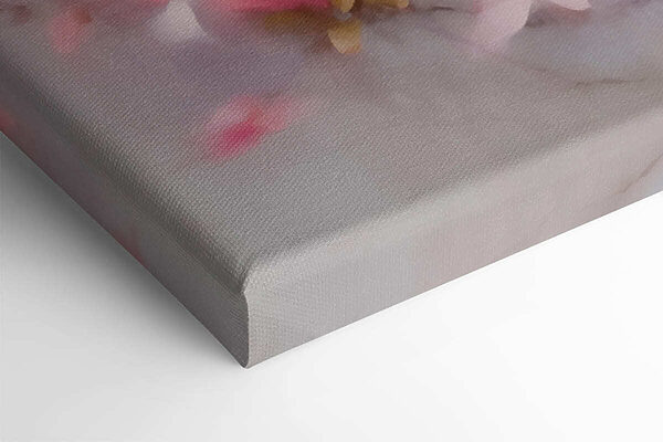 Painting of pink flowers