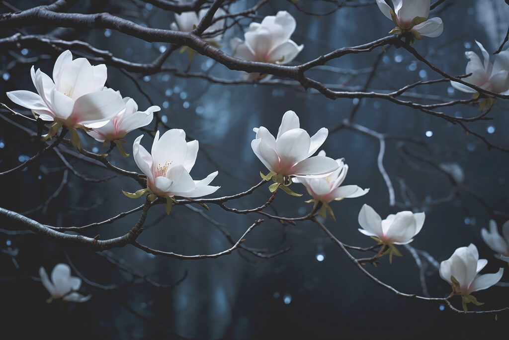 Árbol de flores blancas Árbol de flores blancas