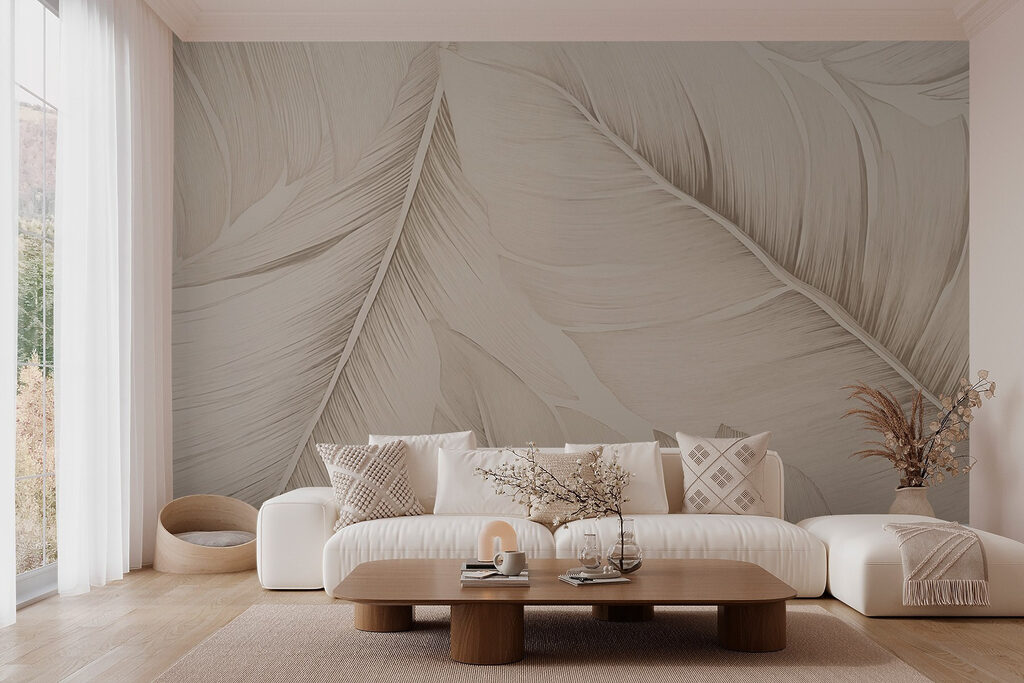 Elegant patterns of soft leaves