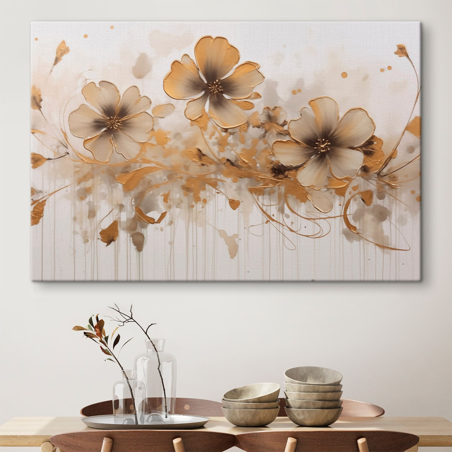 Floral elegance in soft hues