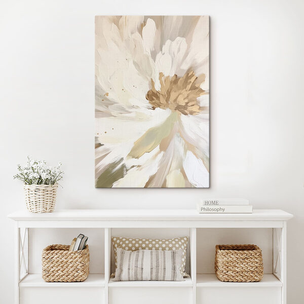 Delicate hues of soft white petals Delicate hues of soft white petals