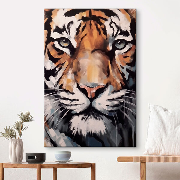 Painting of a tiger Painting of a tiger
