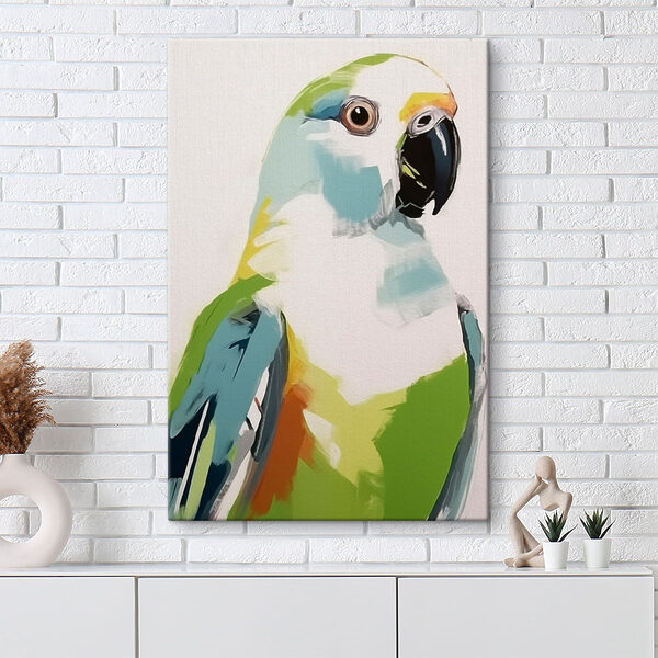 Cuadros Pájaro de colores vivos con pico negro (SKU: s43931) Cuadros Cuadros Pájaro de colores vivos con pico negro (SKU: s43931)