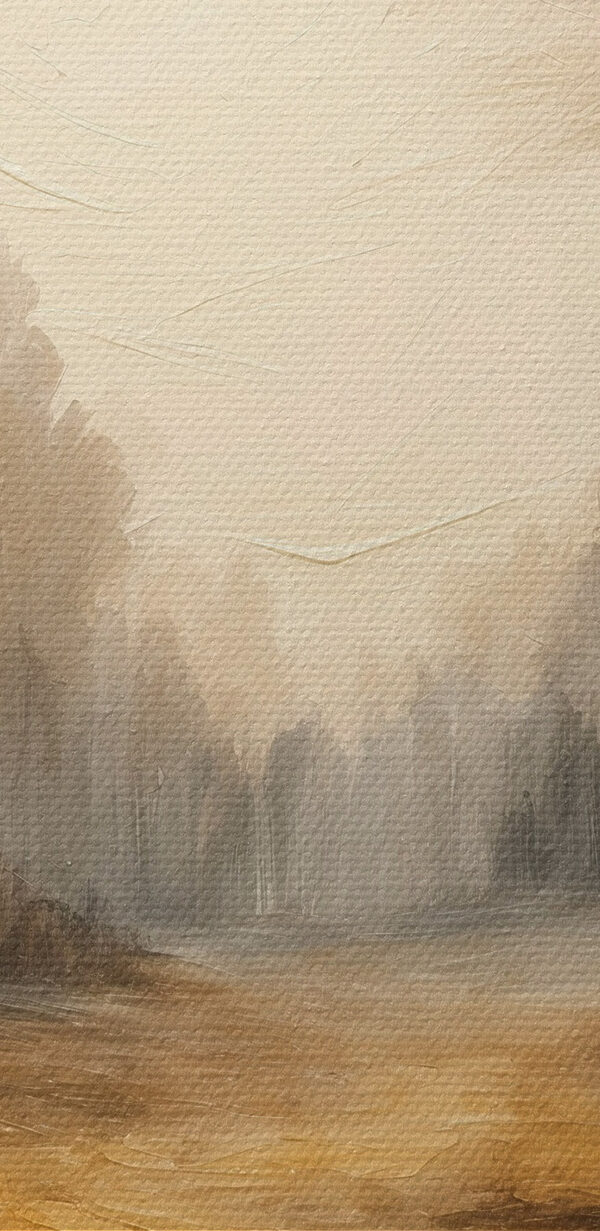 Painting of a forest with trees Painting of a forest with trees