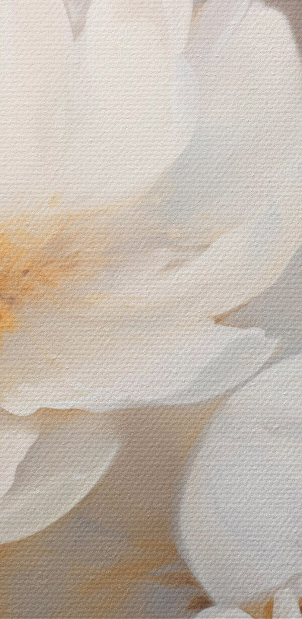 Painting of white flowers Painting of white flowers