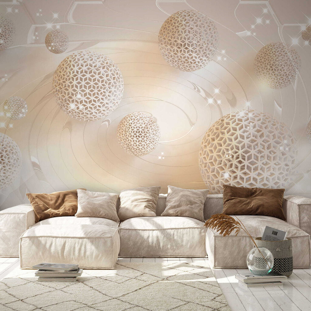 White balls with holes on it