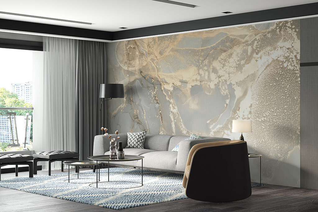 Abstract patterns in soft hues