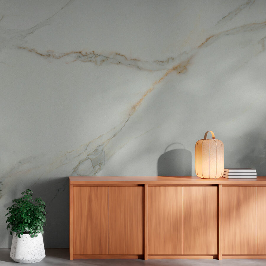 Elegante mármol blanco con vetas