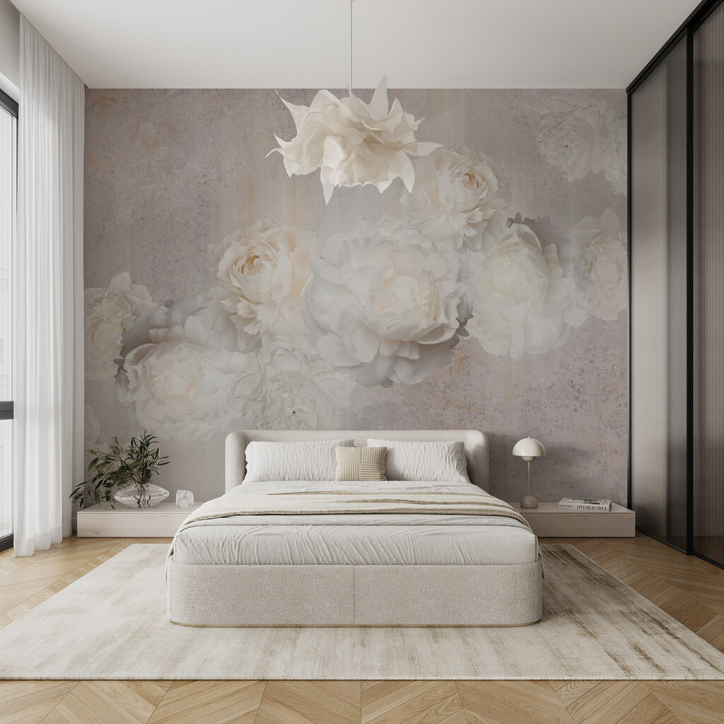 Group of white flowers