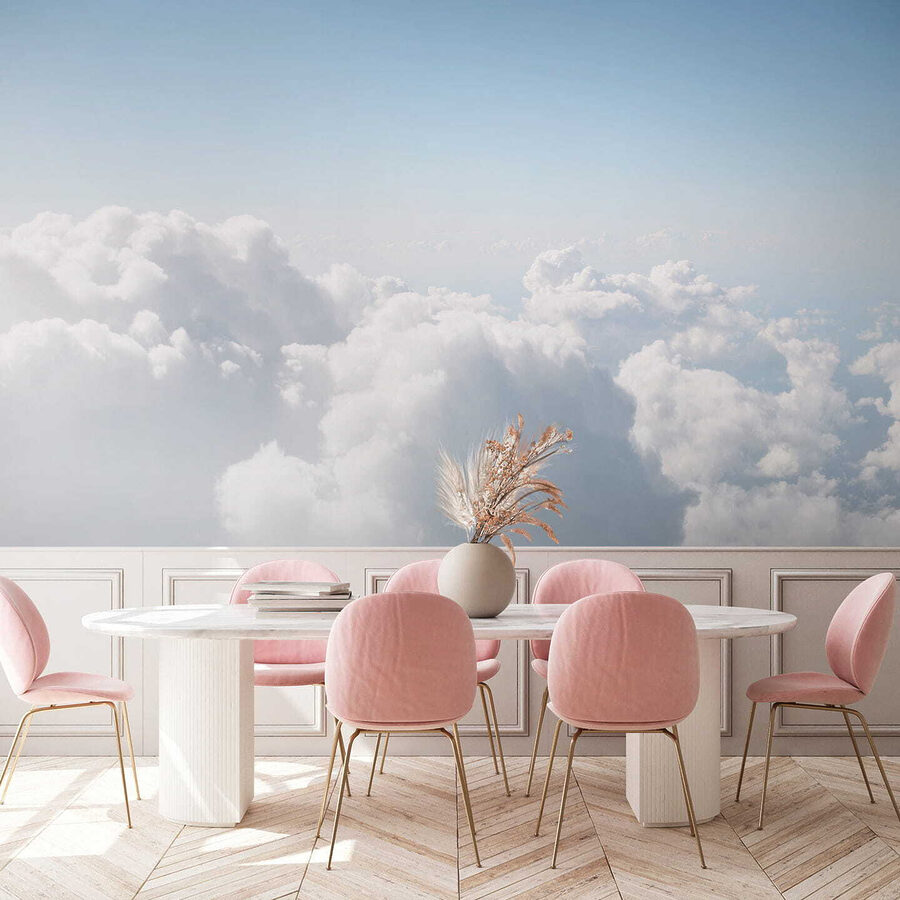 Nubes y cielo con nubes