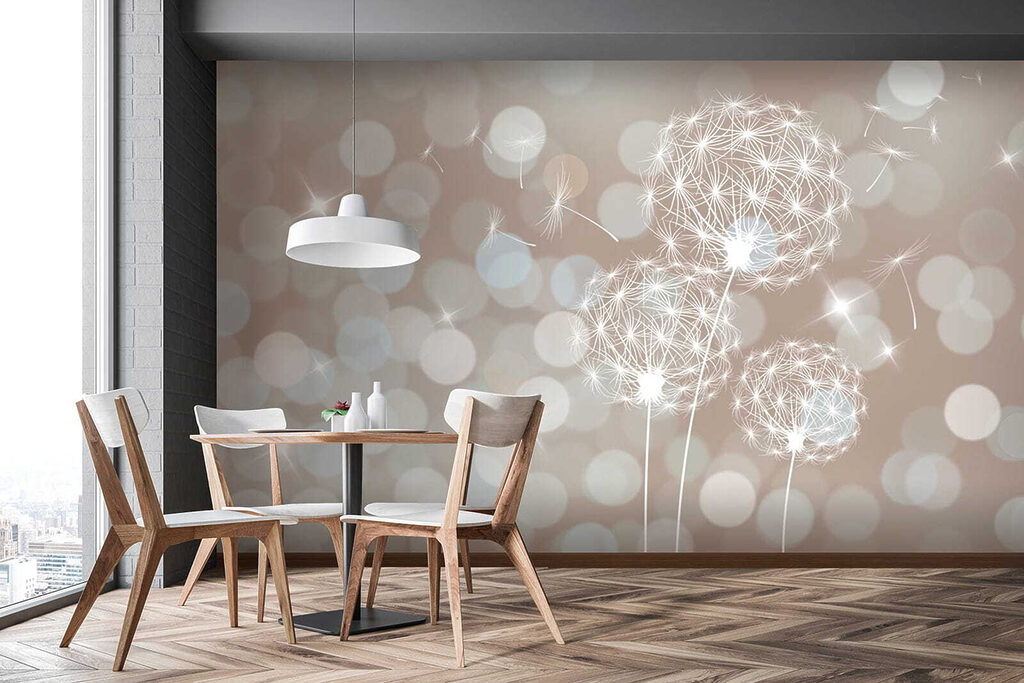 Delicate dandelions in soft backdrop Delicate dandelions in soft backdrop