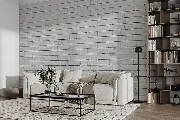 Muro de ladrillo blanco con muchos ladrillos pequeños u54004pig1mr 600x400 - Muro de ladrillo blanco con muchos ladrillos pequeños