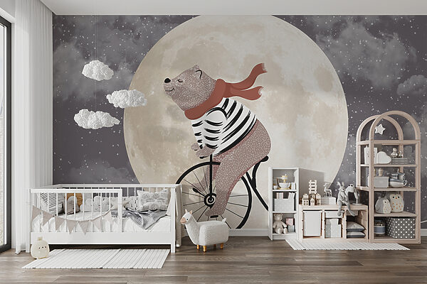 Bear riding a bicycle Bear riding a bicycle