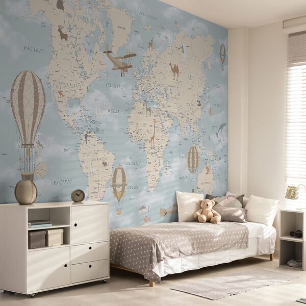 Mapa del mundo con diferentes animales y aves u60135pir1ms 600x600 - Mapa del mundo con diferentes animales y aves