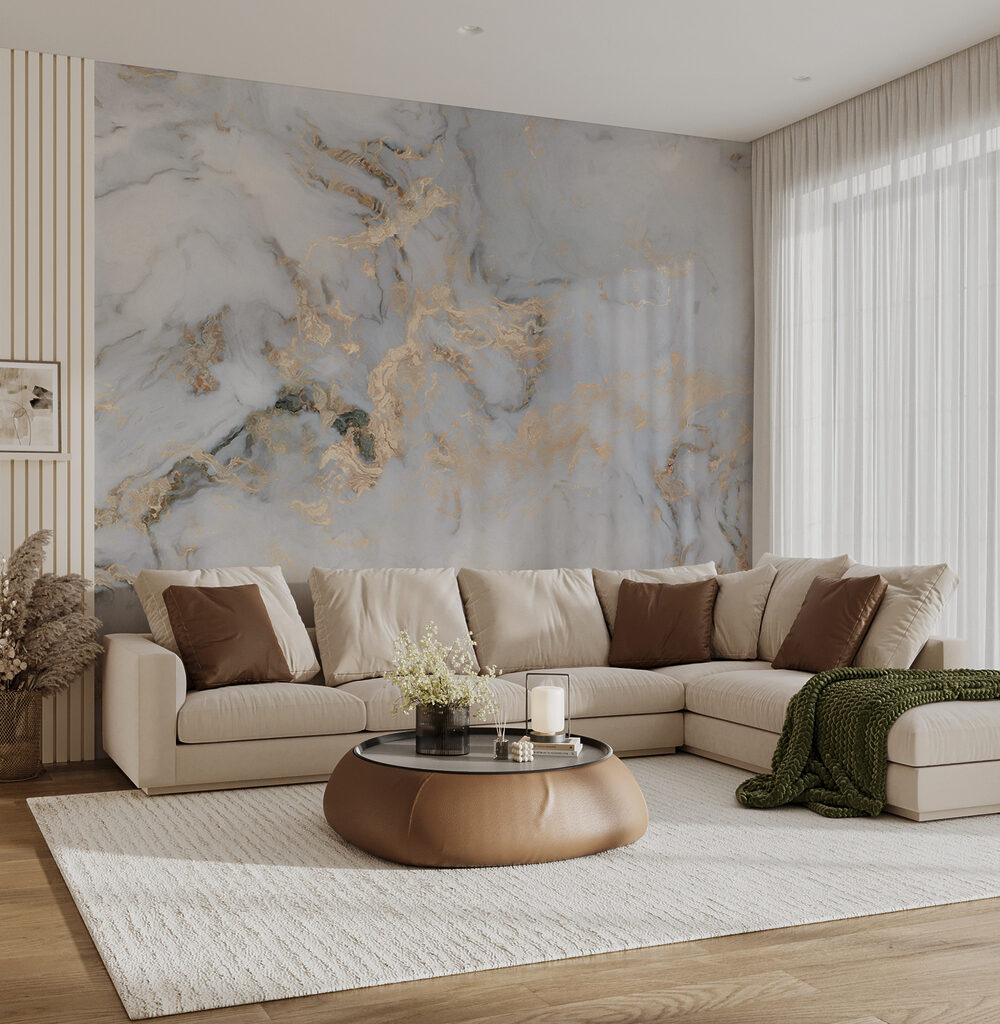 Elegant marble with metallic veins Elegant marble with metallic veins