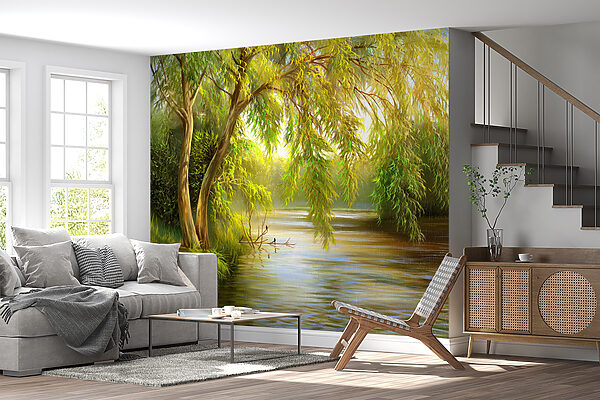 Río con árboles y hierba u62865pig7mr 600x400 - Río con árboles y hierba