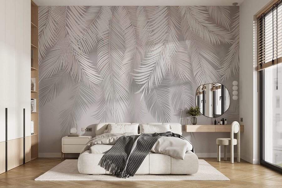 Hojas blancas sobre fondo gris Hojas blancas sobre fondo gris