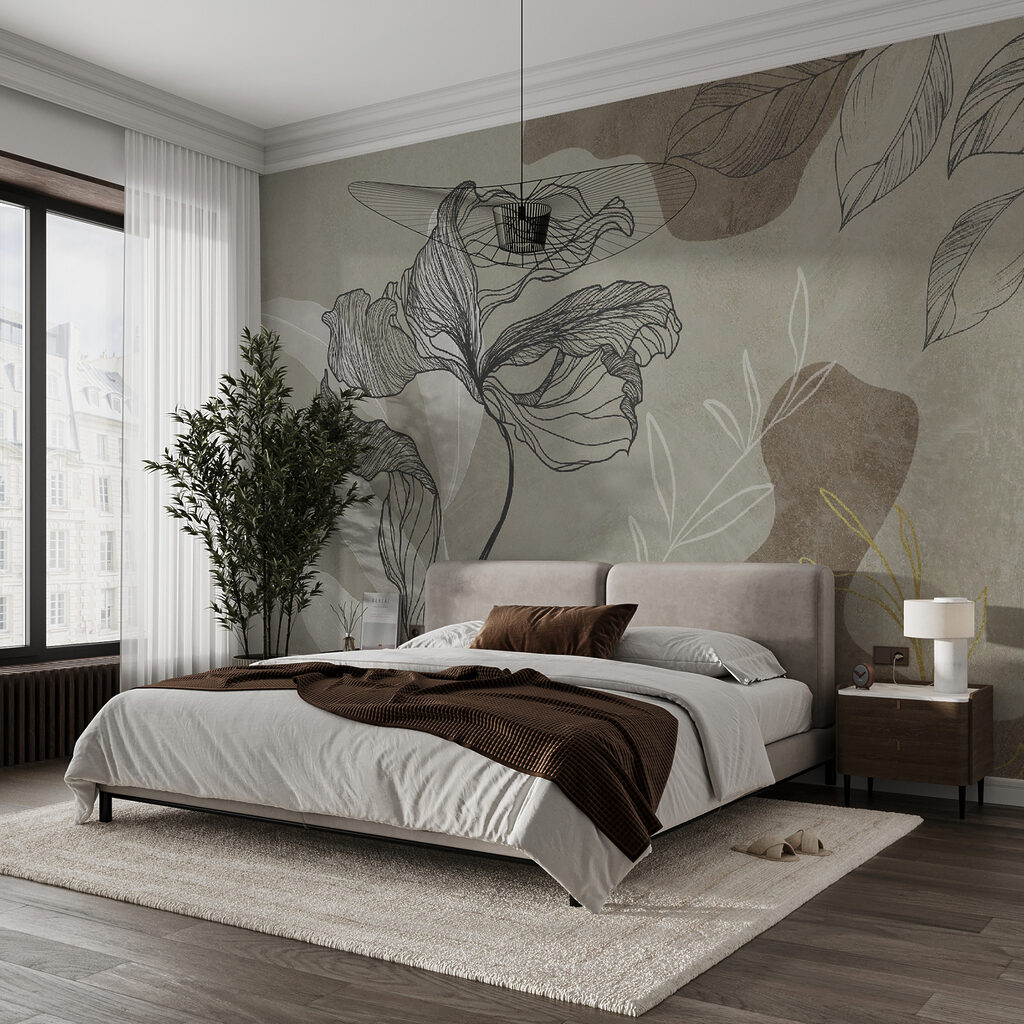 Drawing of a flower Drawing of a flower