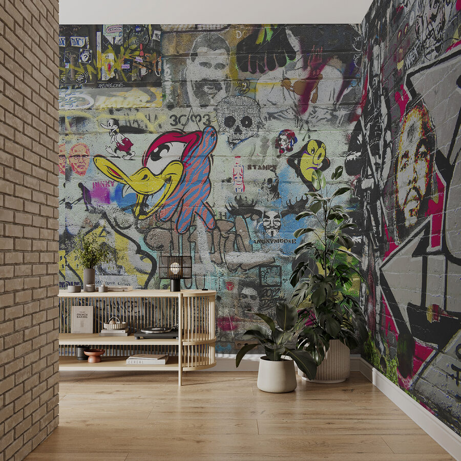 Fotomurales Pared con graffiti - Imagen 7