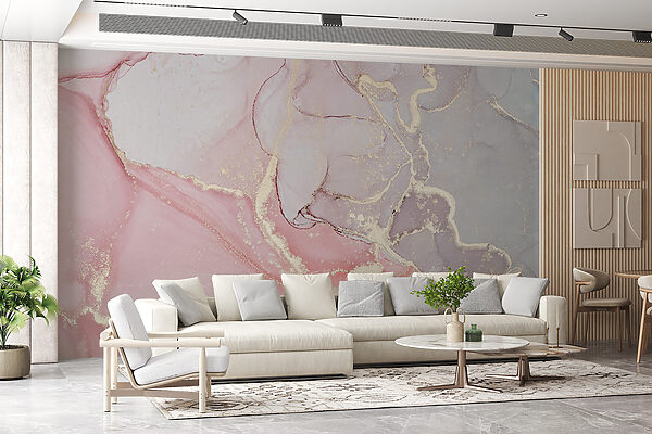 Se despliega un arte etéreo en mármol pastel. Se despliega un arte etéreo en mármol pastel.