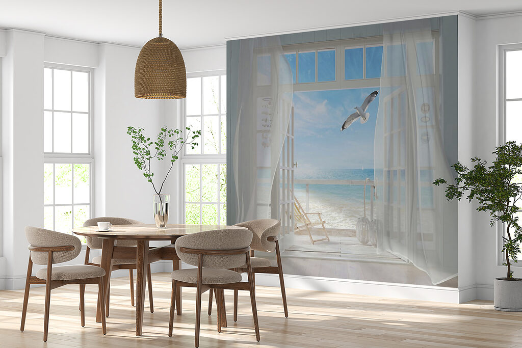 Vista de una playa desde una habitación con un pájaro sobrevolándola u40534pik1mr 1024x683 - Vista de una playa desde una habitación con un pájaro sobrevolándola